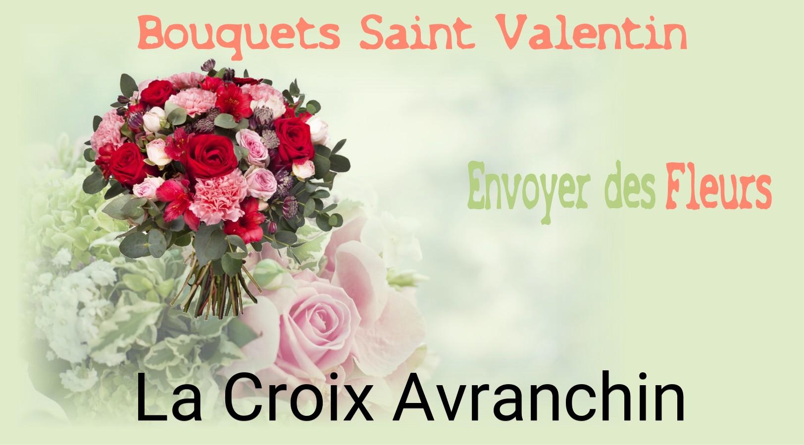 Roses de Saint-Valentin livrées à La Croix-Avranchin